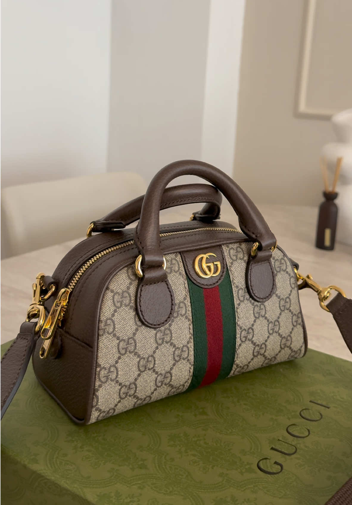 Gucci unboxing✨👜🫒 #asmr #fyp #guccibag #foryoupagе 