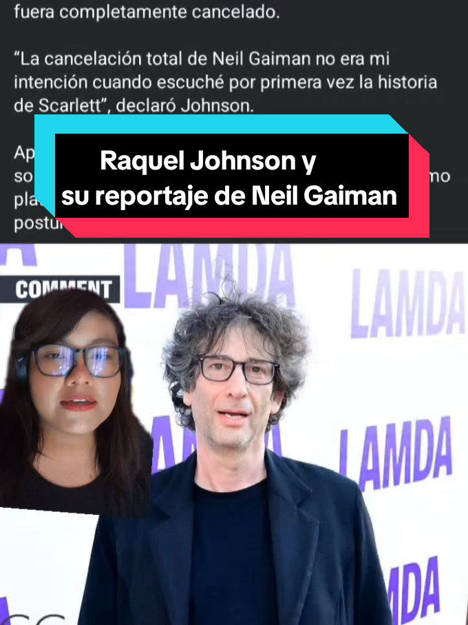 no es sorpresa que Raquel Johnson dijera esto de Neil Gaiman, su postura siempre ha sido de ultra derecha y es hermana de Boris Johnson a quien siempre ha defendido #neilgaiman #parati #paratii #neilgaimansandman #neilgaimangoodomens #fyp #thesandman #thesandmannetflix #goodomens #4u #4you #feminism #feminismo 