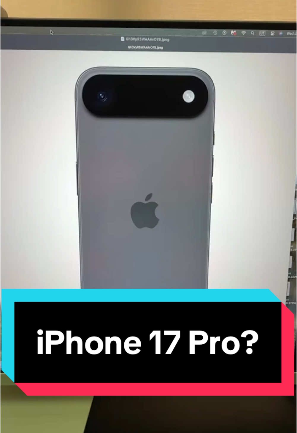 Is this the iPhone 17 Pro? #iphone17 #iphone17promax #iphone #iphone16 #tech #viraltiktok #viralvideo #fypage #techtok 