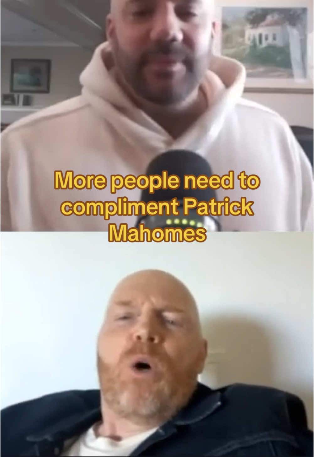 For more episodes of Anything Better with @Paul Virzi and Bill Burr head to the Anything Better YouTube channel #paulvirzi #chiefs #chiefskingdom #chiefsnation #nfl #nflfootball #NFLPlayoffs #SuperBowl #billburr #billburrcomedy #billburrclips #sports #sportstiktok #eagles #eaglesfootball #bills #billsmafia #buffalobill #buffalobillsfootball #kansascitychiefs #patrickmahomes #joshallenqb #jalenhurts #saquonbarkley #fyp #foryou #4u #xyzabc 