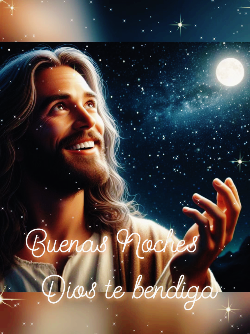 buenas noches bonitas Imágenes de Jesús y bendiciones para todos Dios los bendiga siempre 