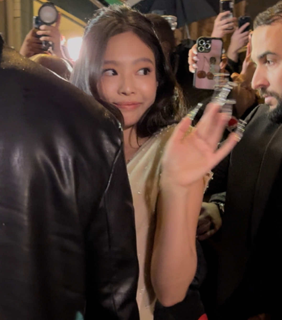 #Jennie attends the Jean Paul Gaultier Haute Couture by Ludovic de Saint Sernin show at Paris #FashionWeek #Blackpink