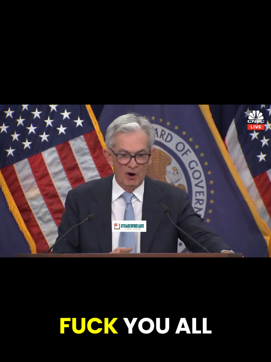 WHAT THE FUCK JEROME POWELL? #crypto #stockmarket #cryptocurrency #bitcoin #ethereum 