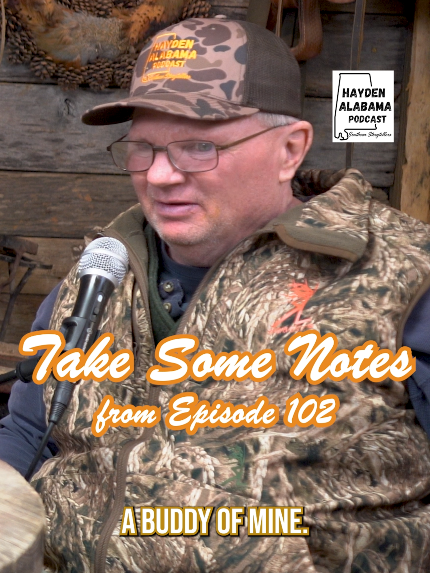 Take Some Notes | From Episode 102 | #haydenalabamapodcast #southern #podcast #fyp #funnymoments #funny #storytime #storytelling #storyteller #lifelessons #trouble #fish