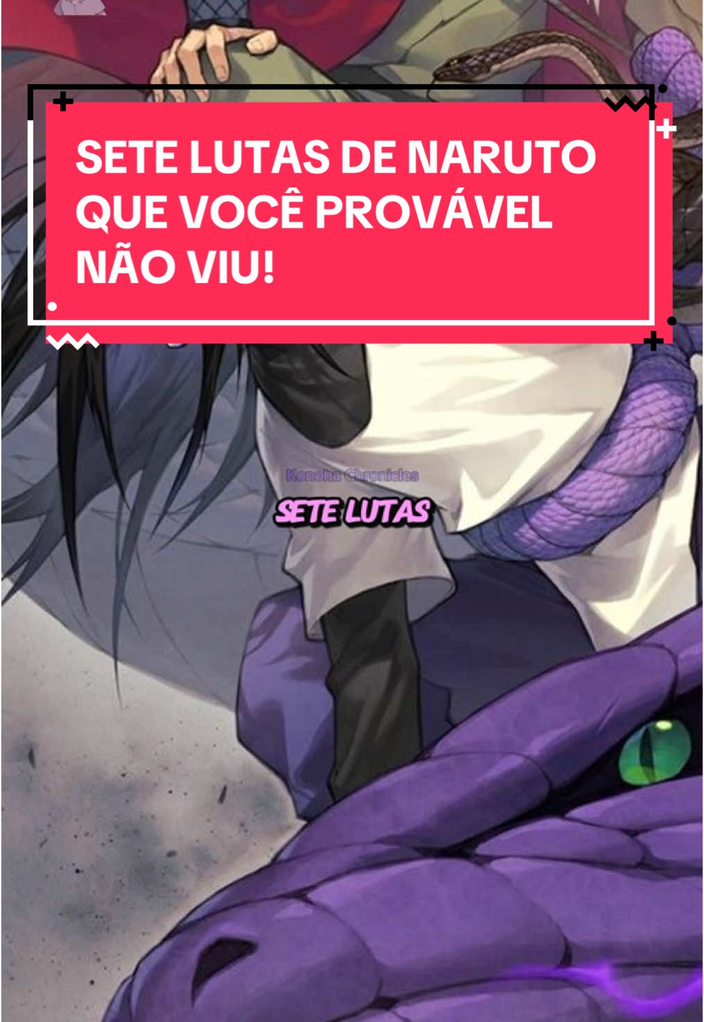 SETE LUTAS DE NARUTO QUE VOCÊ PROVÁVEL NÃO VIU! #anime #otaku #narutoshippuden 