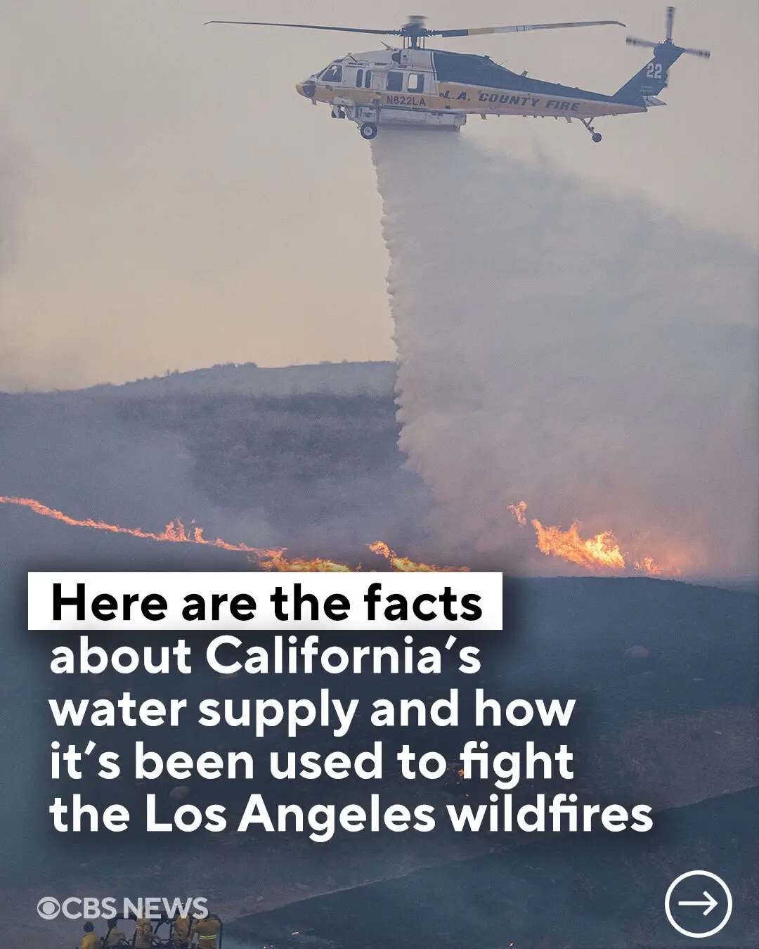 Misinformation is swirling around water and the Los Angeles wildfires, with accusations of the state prioritizing fish over people and an unturned “valve” that’s prevented water from reaching Southern California. Here are the facts about the water in the region, how it’s been used to fight the fires and what led to so many water issues when the fires broke out in the first place. @CBS News Confirmed  #losangeles #california #socal #pacificpalisades #pasadena #altadena #malibu #la #southerncalifornia #wildfire #water #environment #climate #climatechange 