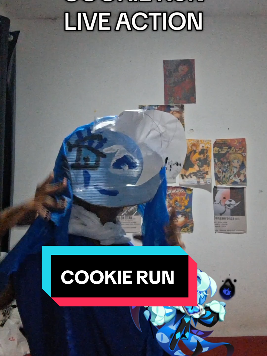 COOKIE RUN LIVE ACTION  #shadowmilkcookie #cookierunkingdom #cookierun  #crk #fyp 