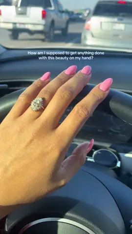 @Inchesgolf you really out did yourself love 😍 #engagementring #weddingring #2025bride @Blaine we are obsessed! 