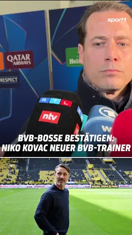 Unmittelbar nach dem 3:1-Sieg gegen Schachtar Donezk bestätigen die BVB-Bosse, dass Niko Kovac ab Sonntag Trainer des BVB sein wird. Ist der 53-Jährige für Dortmund der Richtige? 👀 #sport1news #sport1 #bvb #borussiadortmund #kehl #ricken #kovac #nikokovac