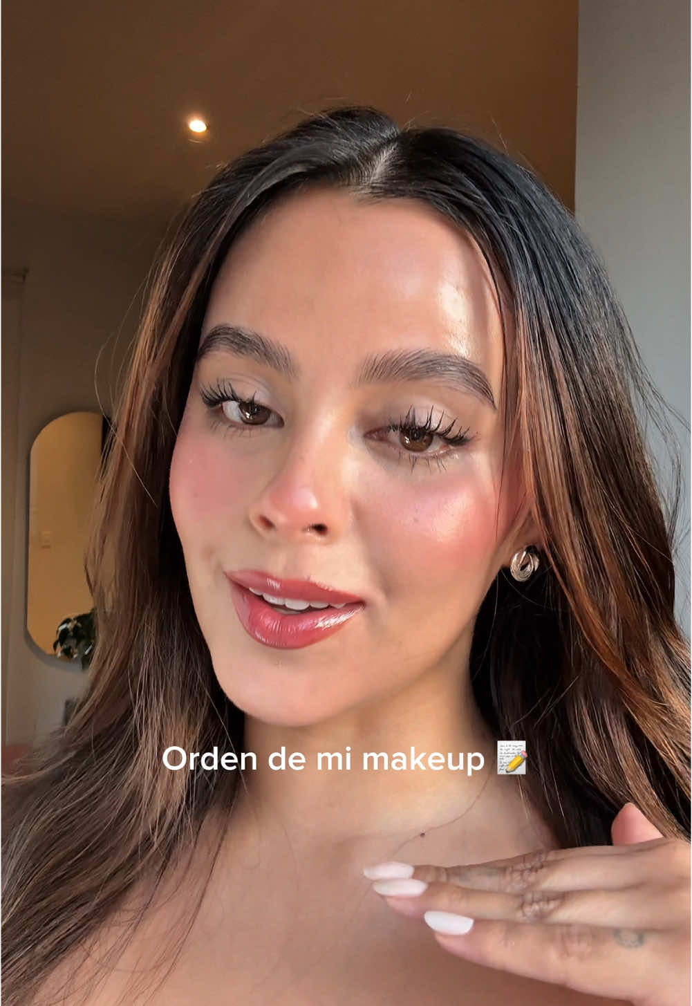 El orden de mi makeup de hoy 📝, déjenme saber que hacen diferente ustedes 👀👀 