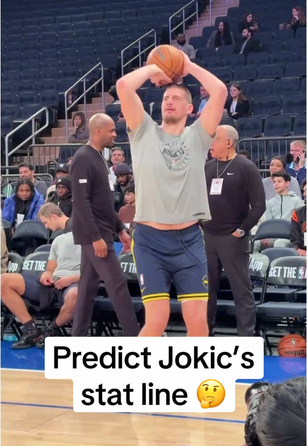 #Joker has had 4 triple-doubles in his last 5 games 👀 #nikolajokic #nuggets #denver #NBA #tripledouble 