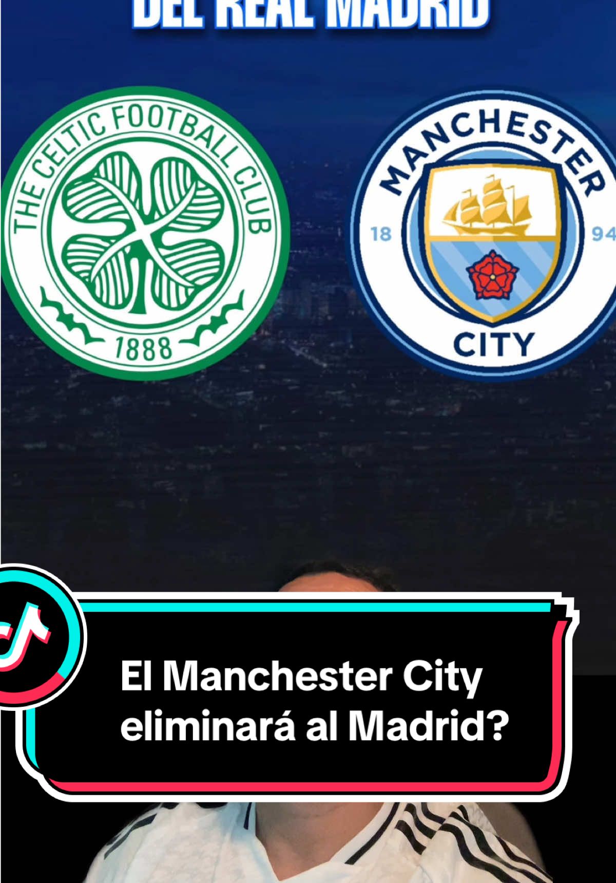 #greenscreen el Manchester city Eliminará al Real Madrid? #futbol #realmadrid #negreira 