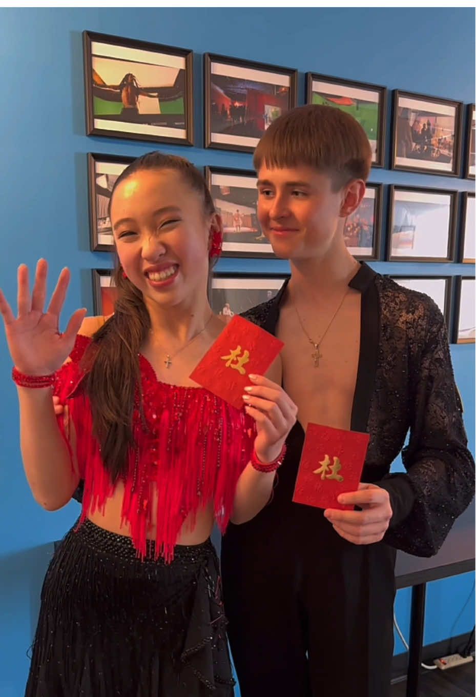 Happy Chinese New Year! #сновымгодом #reaganto #新年快樂 #ballroomdancer #squidgamedoll #fypage #dancecouple #fypシ゚viral #fypシ #fyppppppppppppppppppppppp #painisthebestteacher 