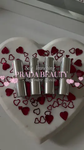 Four shades of love just in time for Valentine’s Day! 🌹💋💄@pradabeauty @sephora #giftedbypradabeauty #pradamonochrome #pradabalm #valentinesdaygift #lipsticks #musthaves #beauty#fyp #tw #paratii #CapCut 