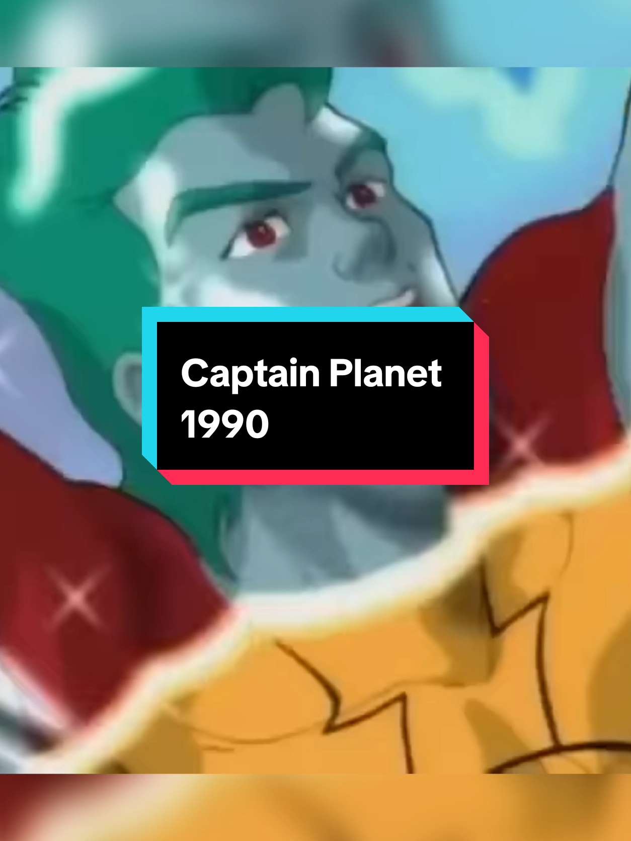 Captain Planet was the original climate change activist lol #captainplanet #memorylane #nostalgia #childhoodmemories #fyp #throwback #90s #90scartoons 