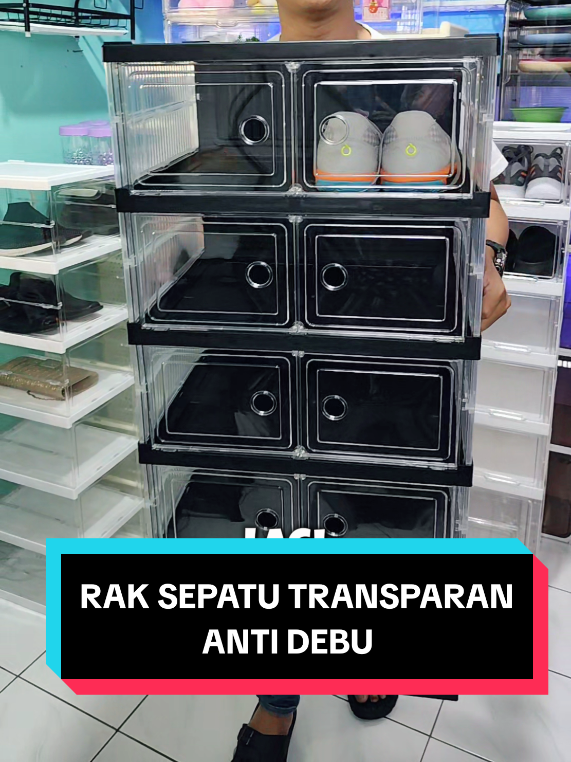 Membalas @dj231755 wahhh terimakasih banget ka😊😊😊 #wibgajian #penyimpananakrilik #lemarisepatuakrilik #kotaksepatuakrilik #kotakpenyimpanan #raksepatutertutup #raksepatuantidebu 