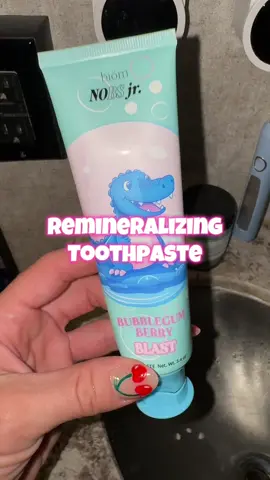 Toothpaste for the kiddos with amazing ingredients! #nobstoothpaste #nobs #flouridefree #remineralizeyourteeth 