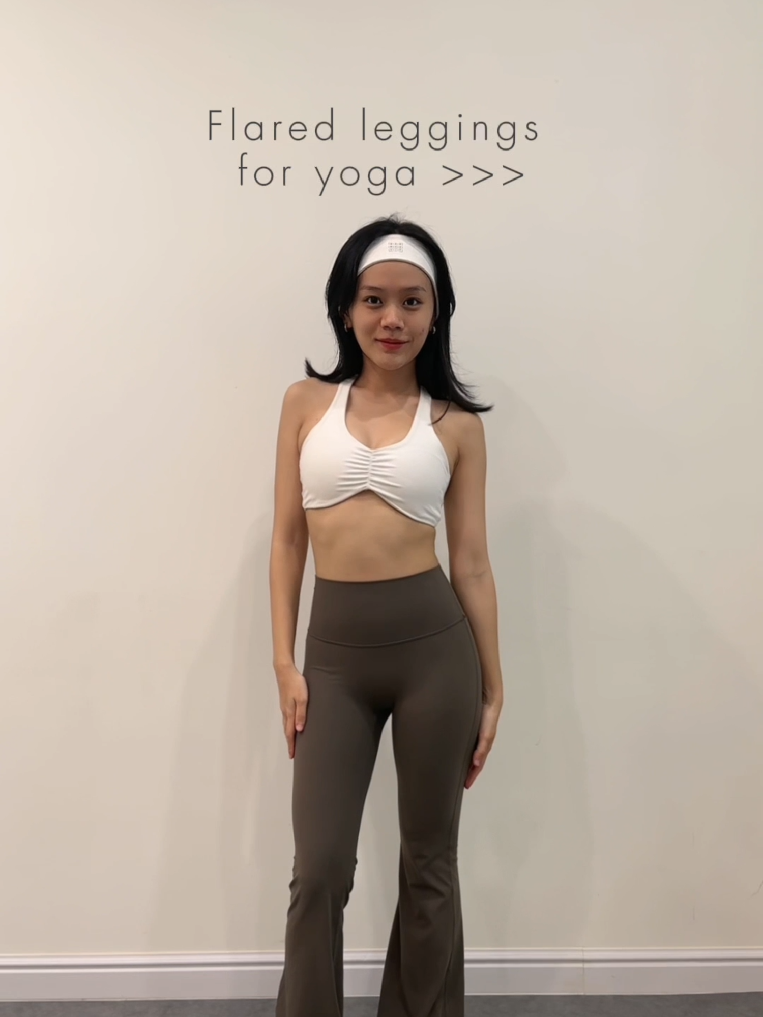 One size, all the comfort you need 💕 grab yours now! #yogapants #flaredpants