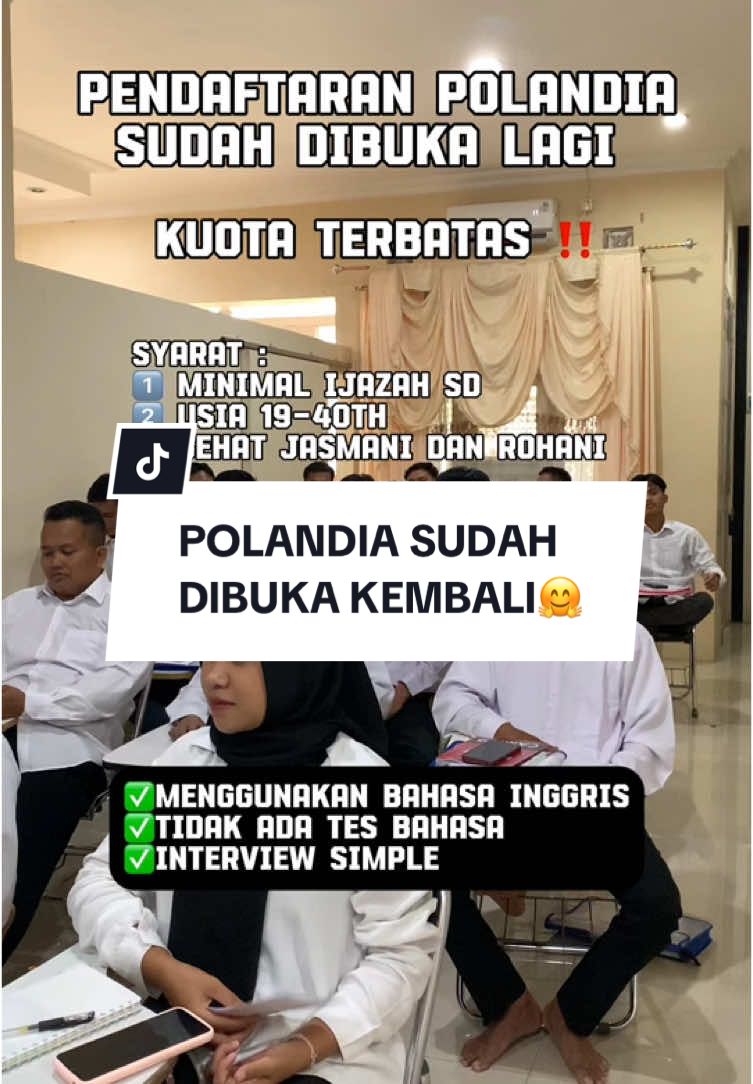 Siapa nih yang kemarin nanyain Polandia terus? udah ada kesempatan lagi nih kak, dan sangat terbatas yaaa yuk segera join🤗 Info selengkapnya : 1. 089630531856 2. 085227128896 #globalmercypwt #kerjaluarnegeri #globalmercy #lpks #lokerluarnegeri #polandia 