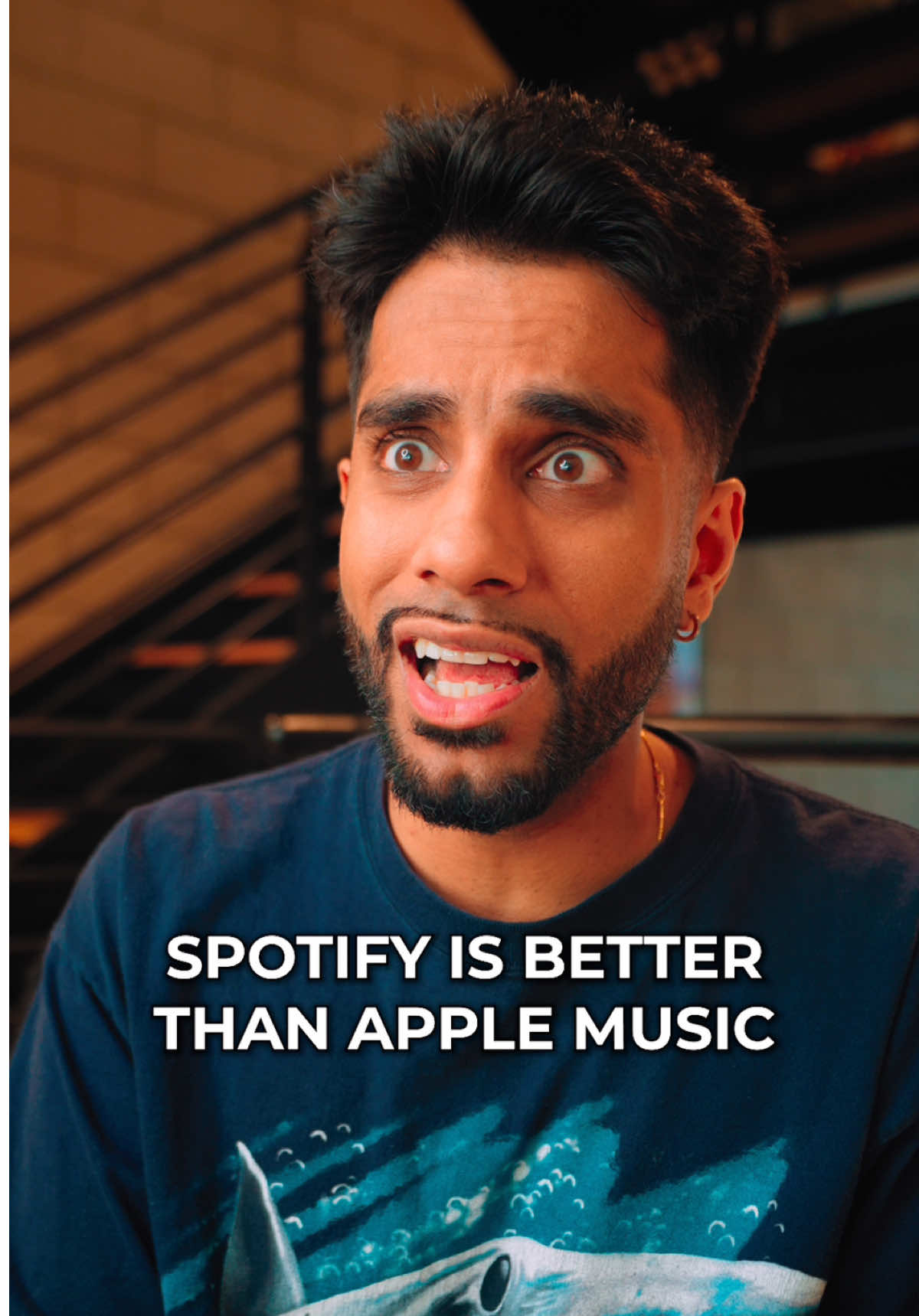 Spotify Vs. Apple Music 😅 #comedy #spotify #applemusic #skit