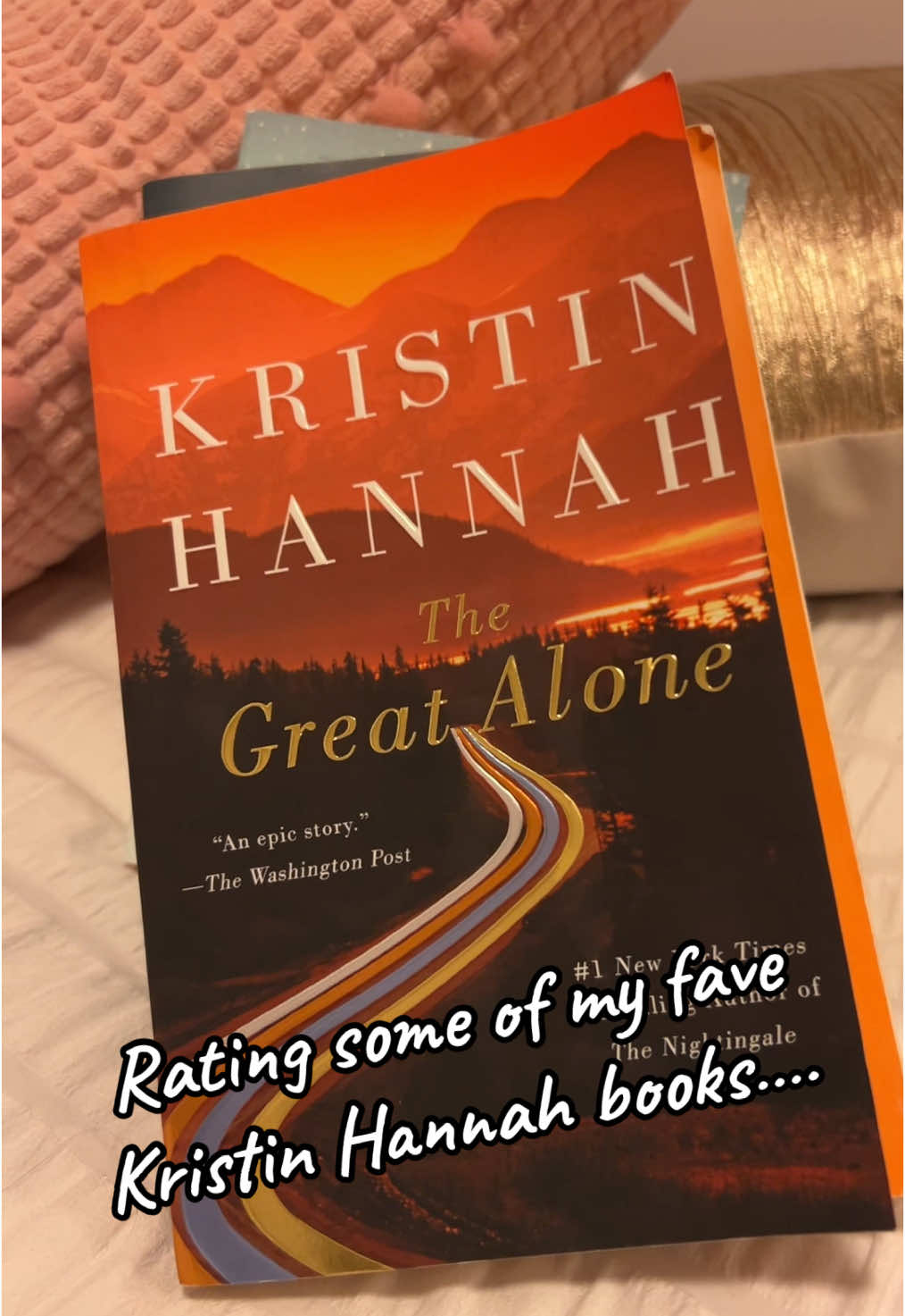 unpopular #BookTok opinion …you cannot beat The Great Alone #kristinhannah #faveauthor #bookrecs #books #fivestarreads #booktoker #canadianbooktok  