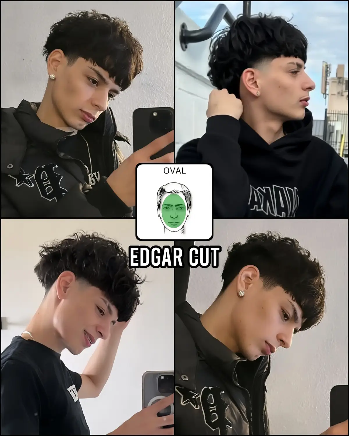 #haircut #hairstyle #menhaircut #menhairstyle #edgarcut #modernmullet #burstfade #sidepart 