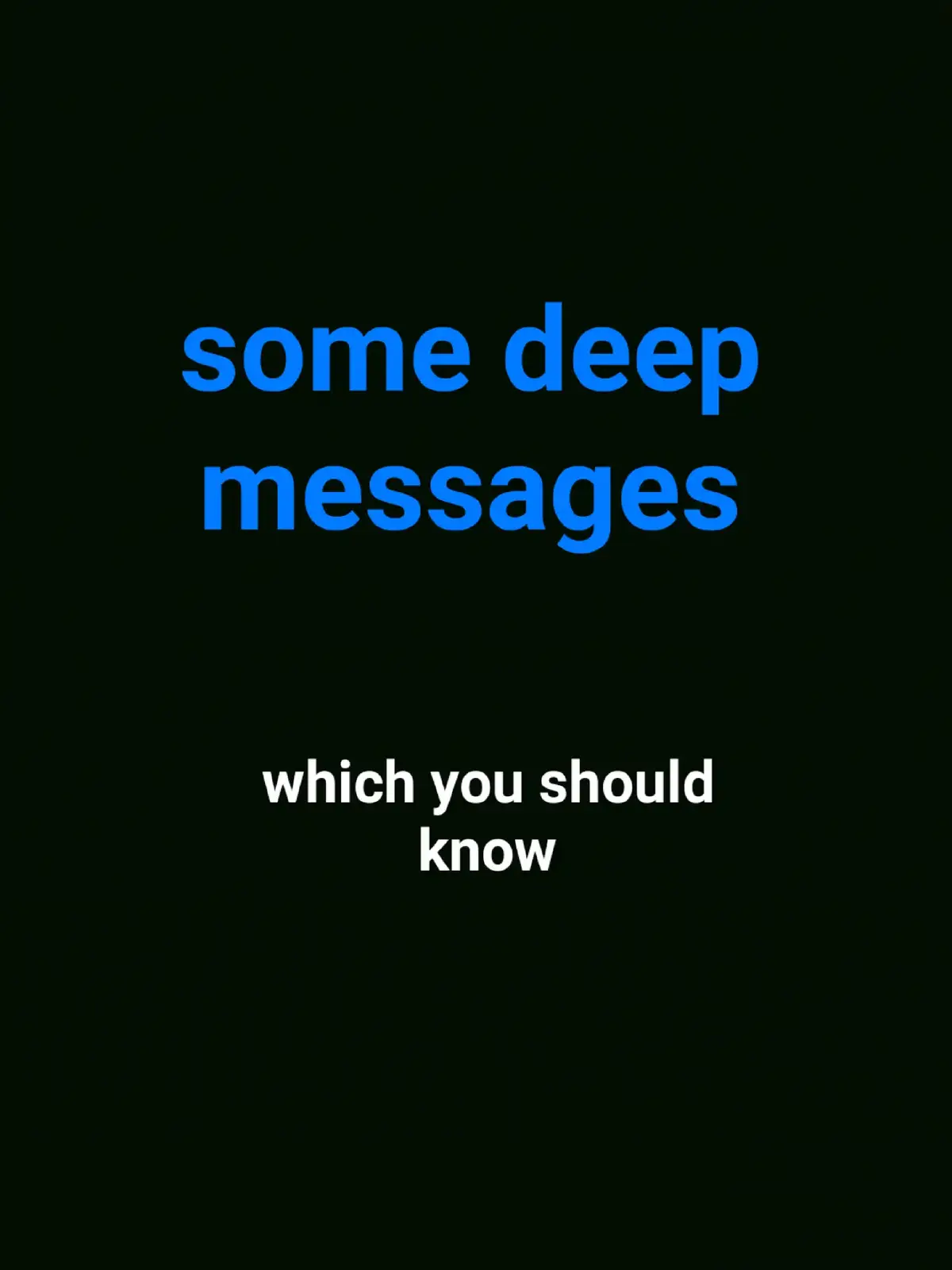 pov#deep messages 