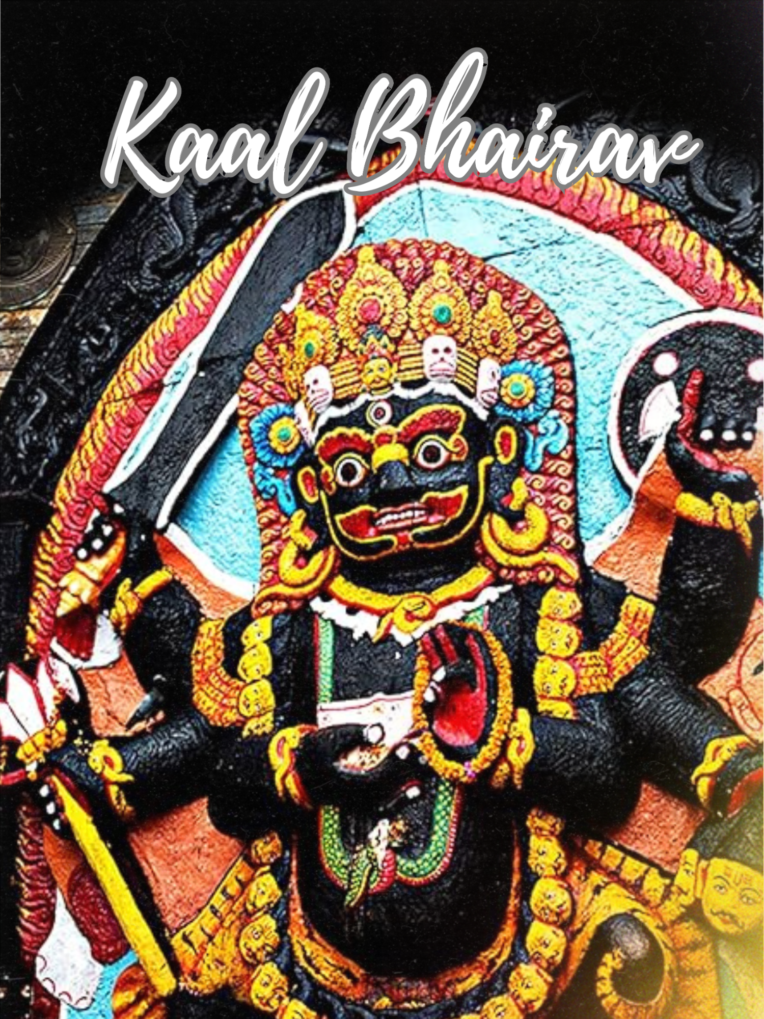 Kaal Bhairav Kaal Bhairav of Basantapur Durbar Square: A symbol of truth and justice. Installed by King Pratap Malla, this magnificent statue depicts the fierce form of Lord Shiva. #KathmanduHeritage #KaalBhairav #NepaliCulture #fiercelookoflordshiva #mallaperiod #factsormyth #found
