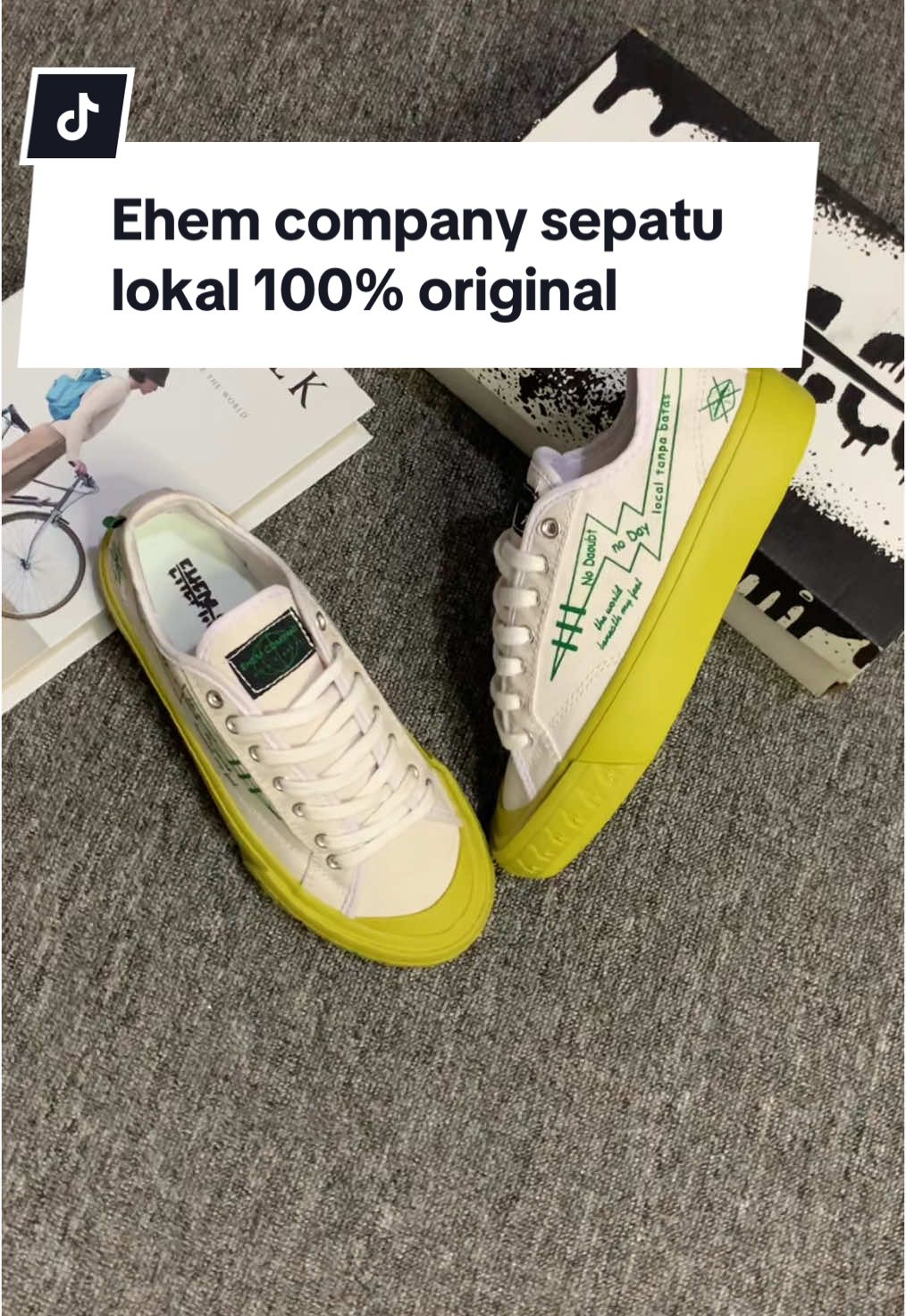 Ehem Company😎 #rekomendasi #sepatu #sepatulokal #ehemcompany #lokalbrand #fyp #allmus 