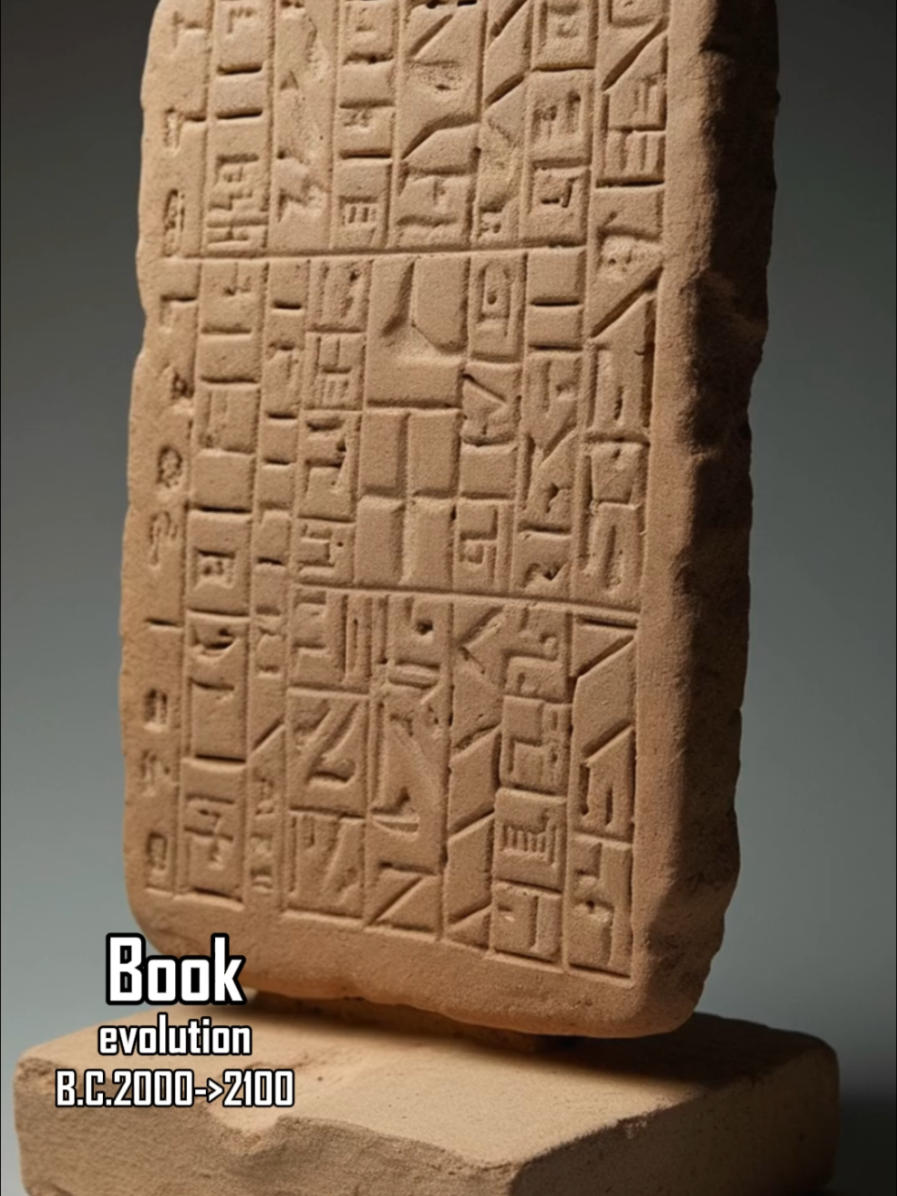 evolution of the book from 2000 BC to 2100 #evolution #timelapse #trend #fyp #book 