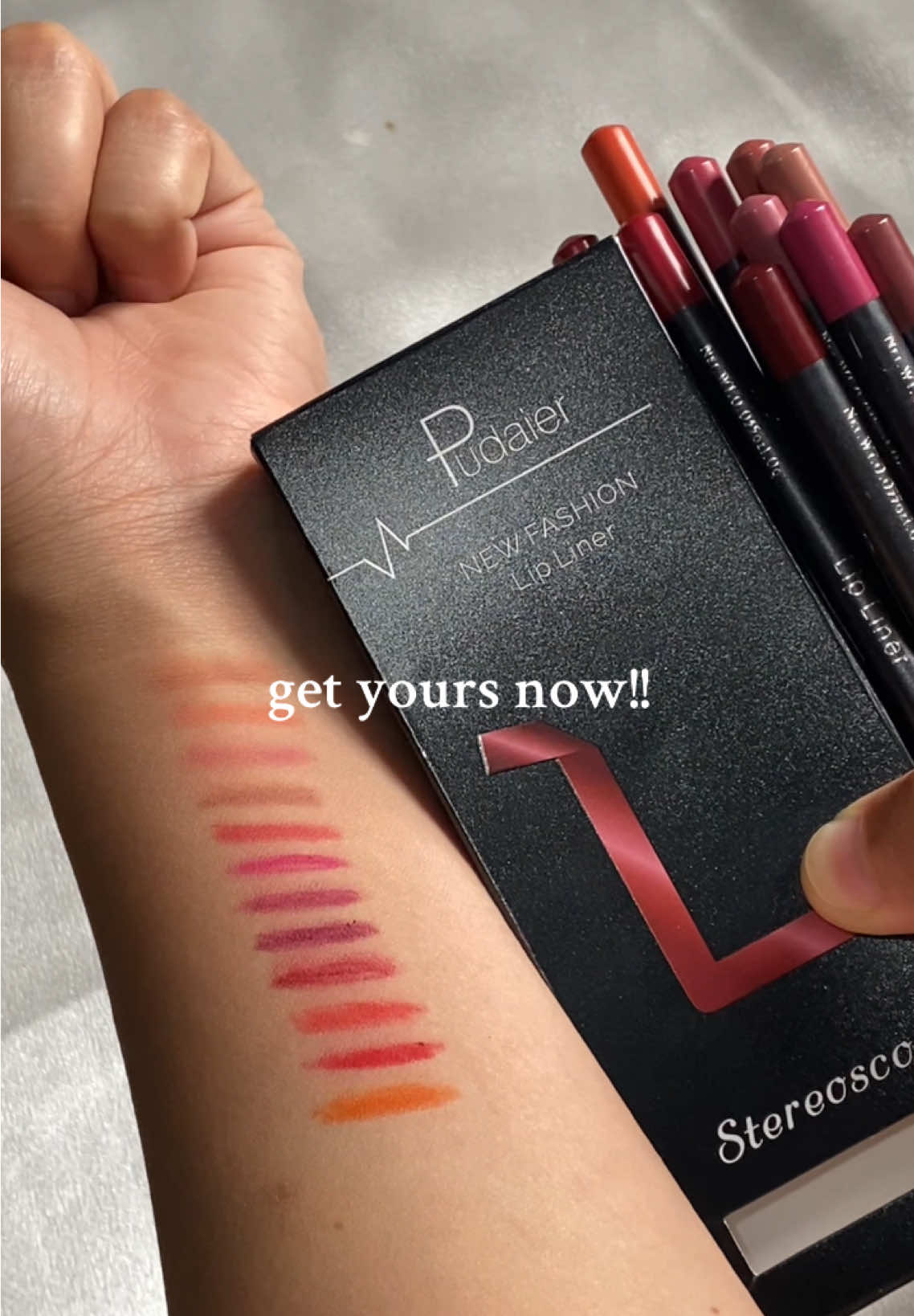 love the shades!!! @ibcccndc @olimy makeup  #fyp #pudaier #pudaiercosmetics #pudaierlipmatte #pudaierlipliner #pudaierph #foryou #lipliner #liplinerrecommendation 