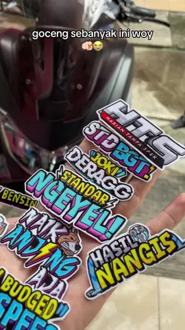 stiker buat motor helm biar makin kece🔥