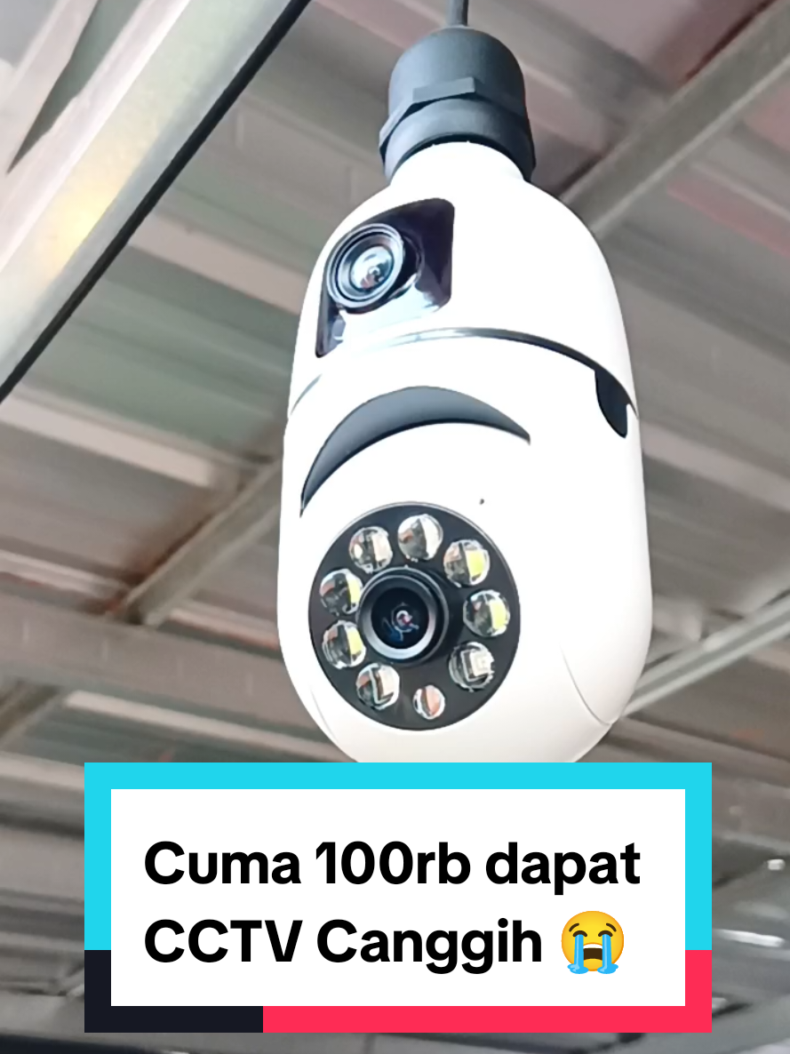 CCTV Pantau Lewat HP V380 Pro Wifi Jarak Jauh tipe Lampu Bohlam #cctv #cctvpantaulewathp #cctvv380pro 
