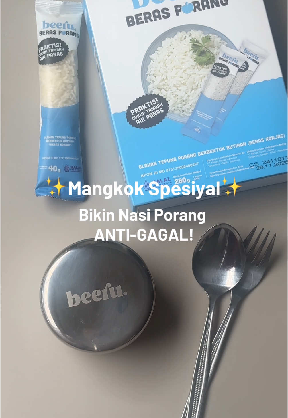 Selaen buat bikin Beeru Beras Porang, dipake buat apalagi nih mangkok stainless dari Beeru ini? #Beerulndonesia #BeeruBerasPorang #BerasPorang #BerasDenganTepungPorang #BerasPraktis #BerasNikmatTinggiSerat #MangkokStainless