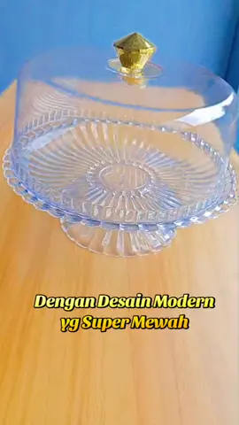 Tempat Kue Bolu Kristal Akrilik Golden Lemon... #bigmollshopjateng #perabotanrumahtangga #racuntiktok #tempat kue bolu sultan  #viraltiktok 