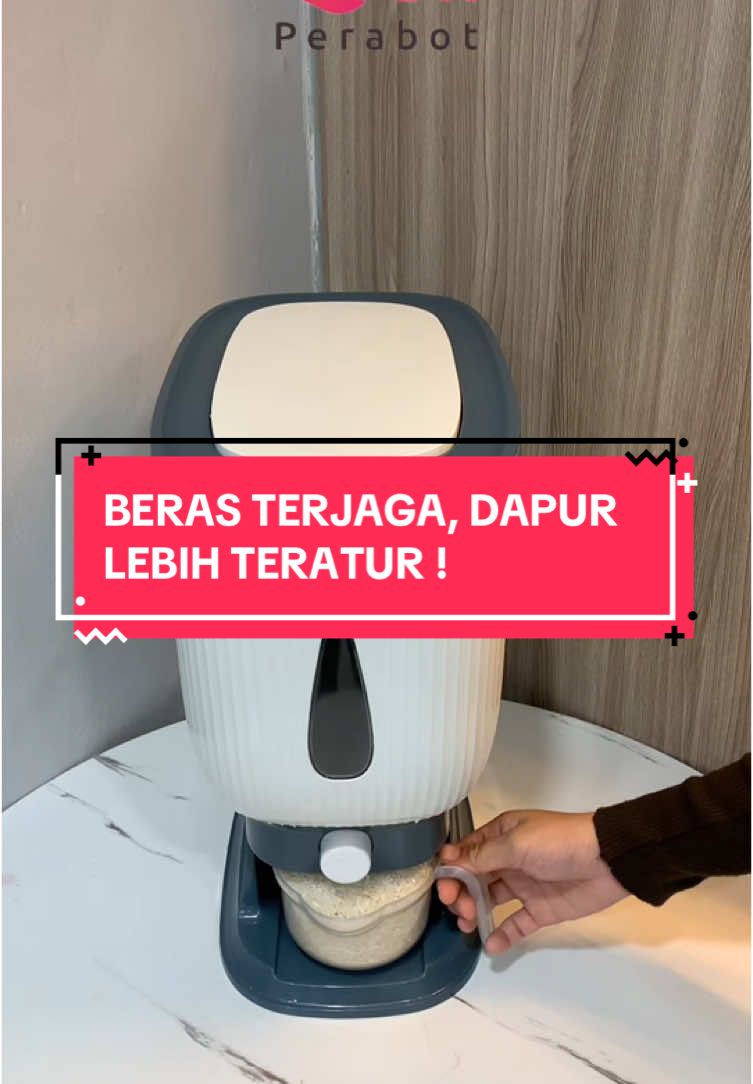 Bersih, rapi, dan praktis dispenser beras 10L siap memudahkan hari-harimu. 😃😍  #mallperabot #joinlive #WIBGAJIAN #moots? #xyzabc #diskonancheck #tiktokpelitfyp #4u #4upage #belanjaonline #perabotanrumahtangga #dispenser #murahmeriah #fypdong #bahanplastik #viral_video #fypage #berandamuu #fypgakni #belanjaditiktoklagi 