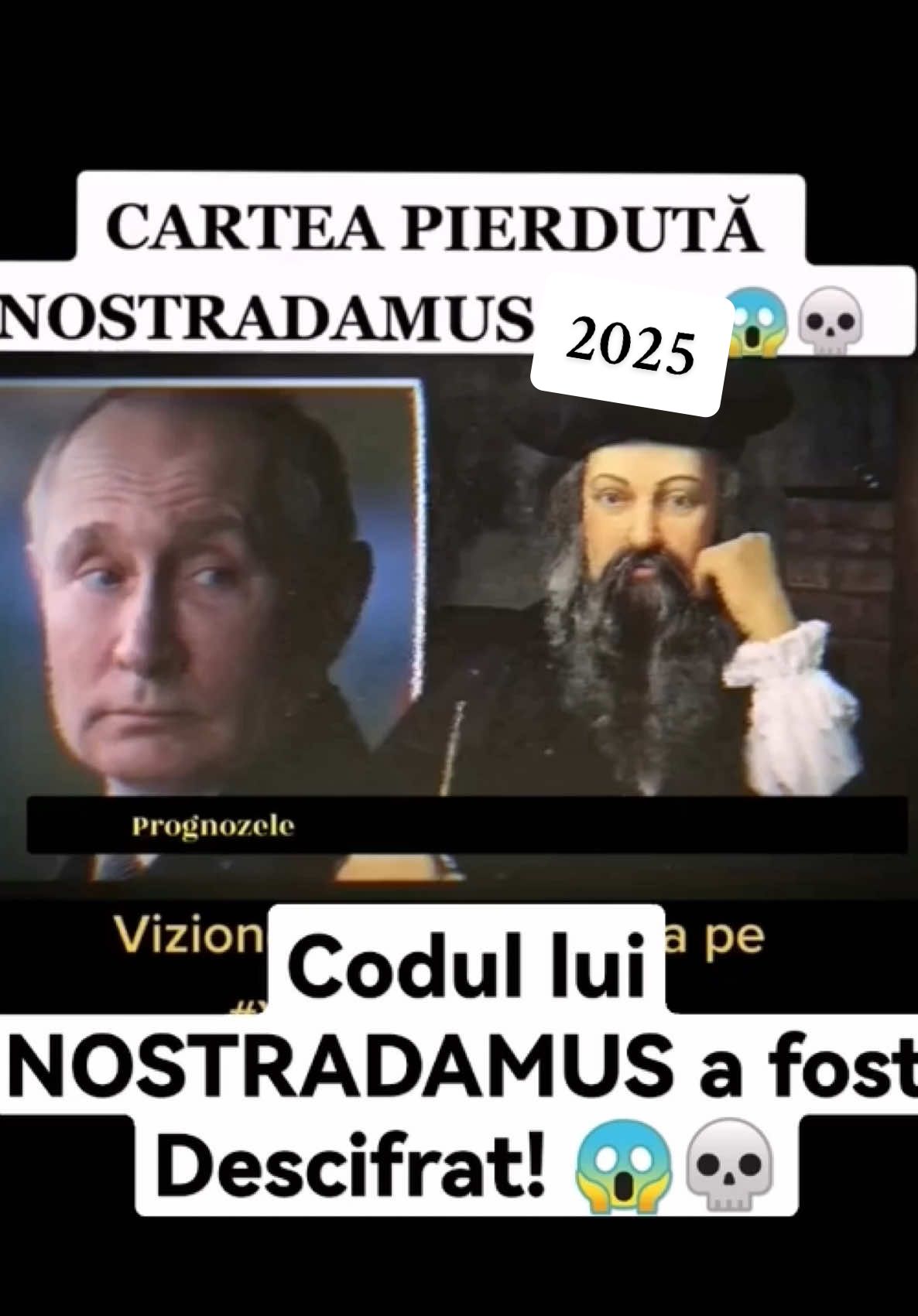 Codul Lui Nostradamus 2025 A Fost Descifrat 😨#nostradamus #nostradamus2025 #adevarurisecrete ##adevaruriascunse #fyp #foryouromania🇹🇩 #tiktokromania🇷🇴 #tiktokromania #romania🇷🇴 #stiri #documentare #georgescu #adevarul #tvr 