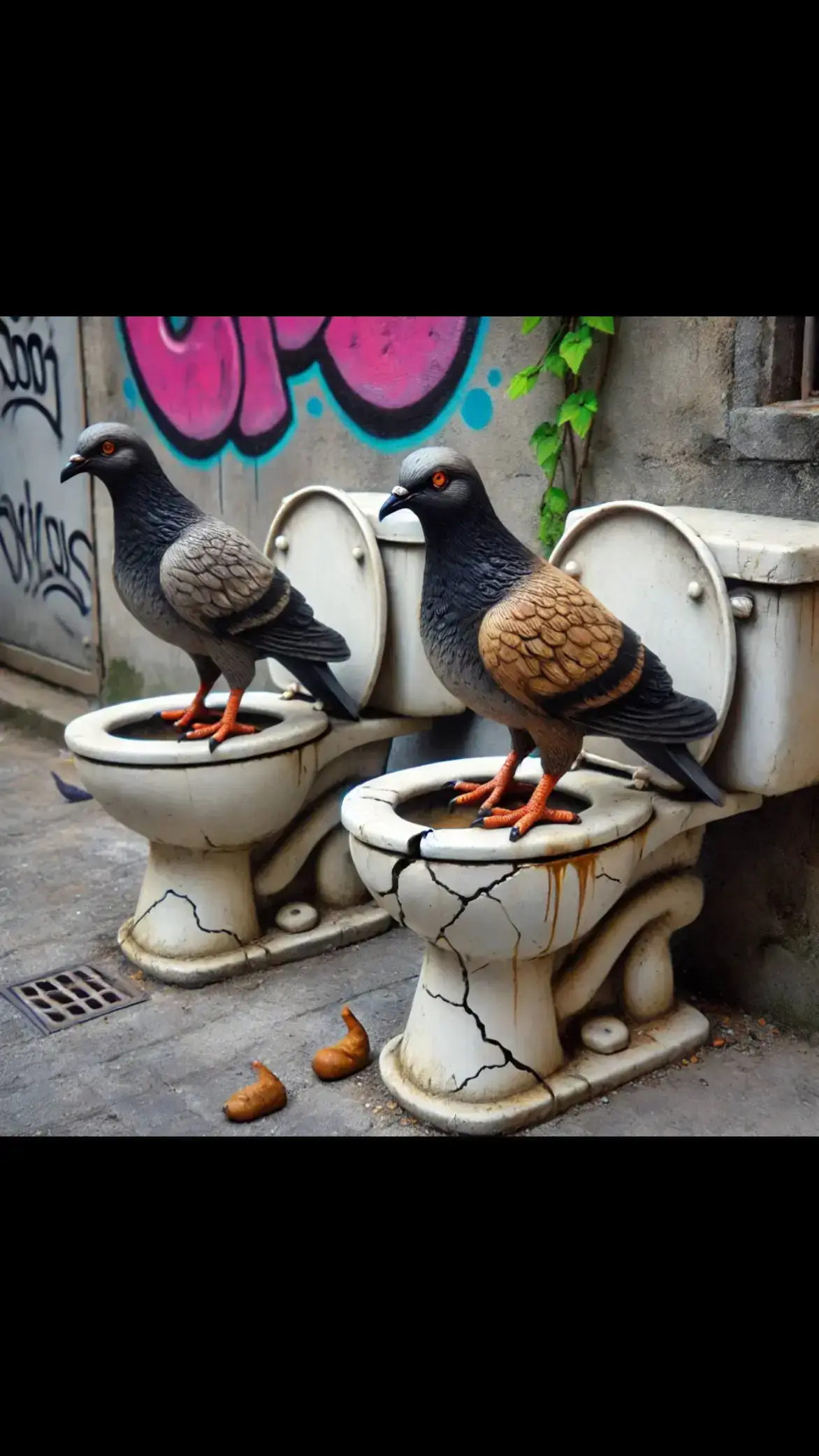 My gang #as #pigeon #skibidi #fart #W #toilet #brainrot ###Meme #poop #cute #as 