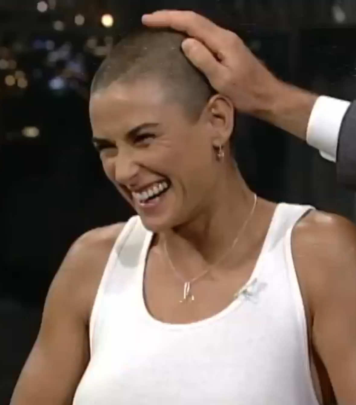 Demi Moore 🌹 #buzzcut #buzz #buzzcutgirl #shave #shavedhead #shavingmyhead #headshave #Shorthair #hair #haircut #bald #hairstyle #demi #demimoore #moore #gijoe 
