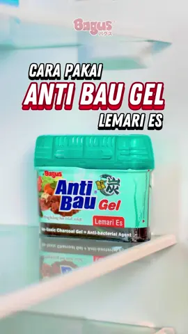 Tips praktis untuk mengatasi bau kulkas, Cukup letakkan anti bau gel di dalam kulkas. Tahan hingga 6 bulan