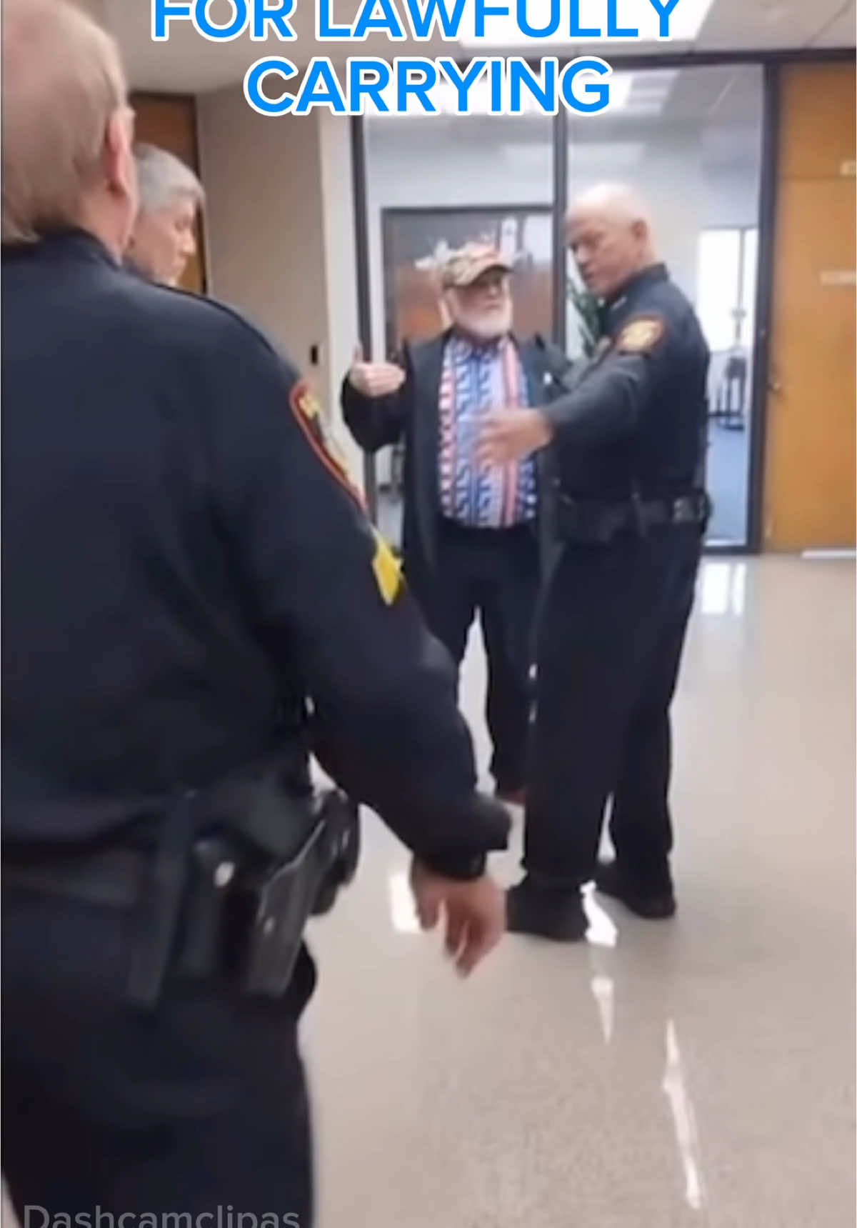 This attorney was arrested for carrying even though he was lawfully carrying#policeofficer #police #cop #fyp 