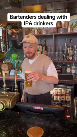 Thanks for telling me how much you love ipa 🍺 #bartender #IPA #beer #ukcomedy #funny #hospitality #bar #drink 