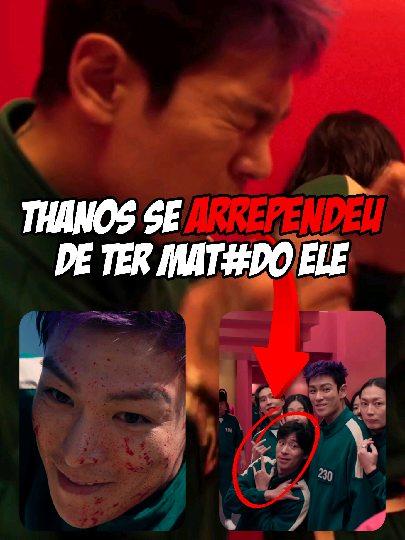 Thanos ficou depressivo #round6 #thanos #curiosidades 