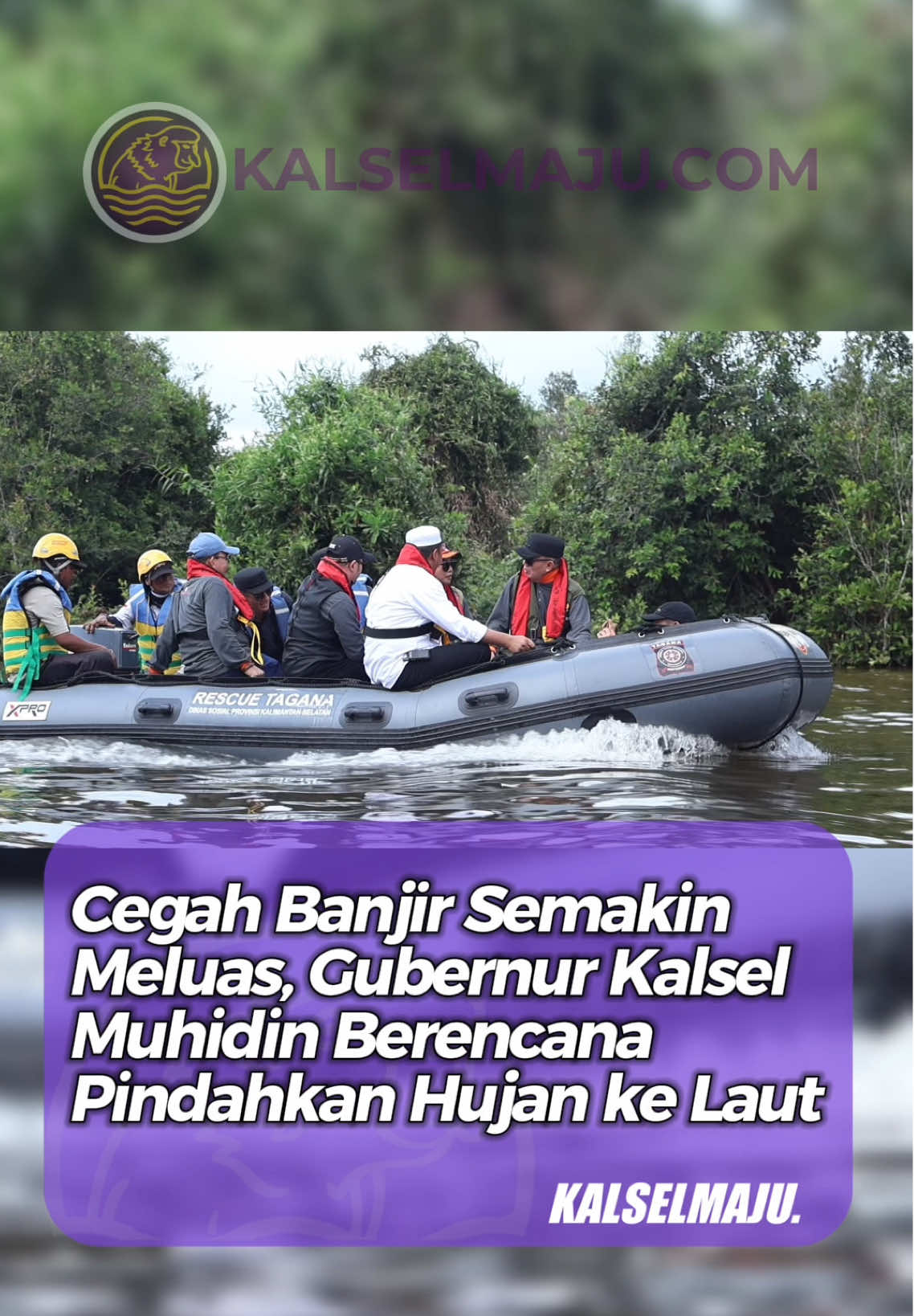 Pindahkan hujan ke laut, Gubernur Kalsel Muhidin mengusulkan Teknologi Modifikasi Cuaca (TMC) menjadi salah satu langkah pemerintah provinsi dalam mengatasi banjir Teknologi ini dilakukan dengan cara menyemai garam ke awan, sehingga hujan bisa dipercepat di lokasi yang lebih aman Baca berita selengkapnya di Kalselmaju.com Naskah : Zoya NH Editor : Fadli R  #kalselmaju #kalselmajuofficial #bmkg #BNPB #bpbdkalsel #gubernurmuhidin #mitigasibanjir #pemprovkalsel #tmc 