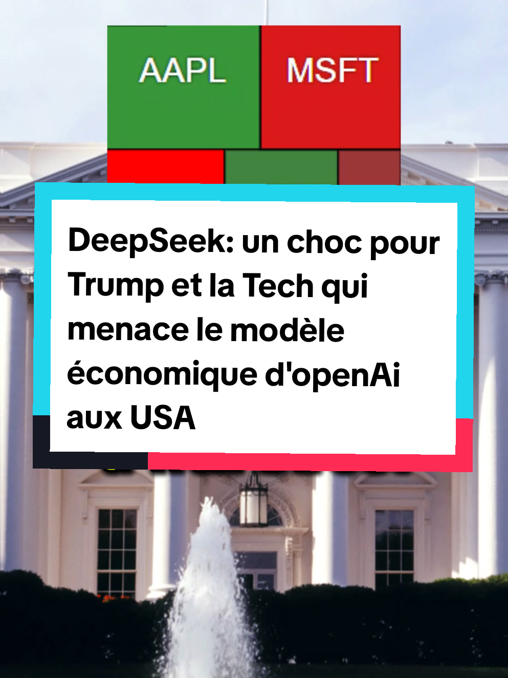 DeepSeek: un choc pour Trump et la Tech qui menace le modèle économique d'openAi aux USA #donaldtrump #etasunis🇺🇸 #usa🇺🇸 #chine #chinese #deepseek #chatgpt #news #actualité 