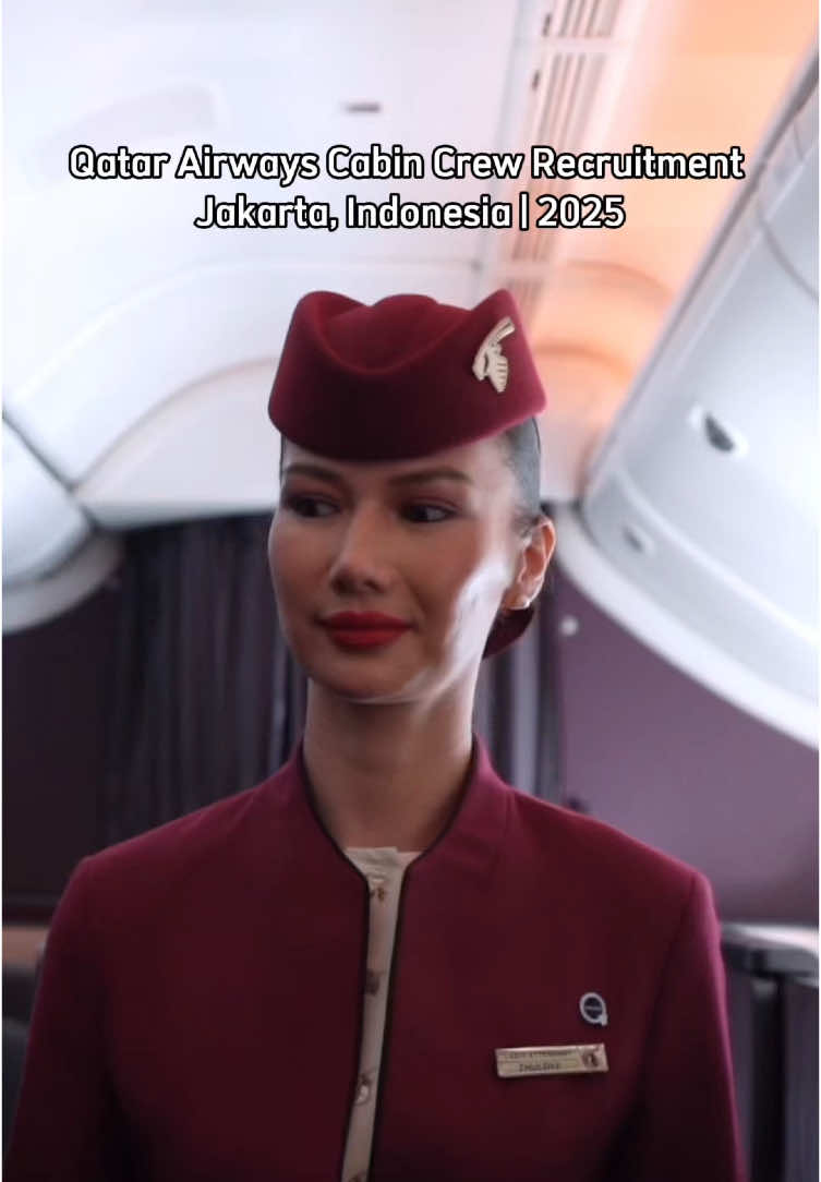 Qatar Airways akhirnya membuka kembali kesempatan di Indonesia || Pendaftaran terakhir 10 Februari 2025. Jangan sampai kamu melewatkannya ya ✨ #qatarairways #cabincrew #recruitment #pramugari #flightattendant #cabincrewlife 