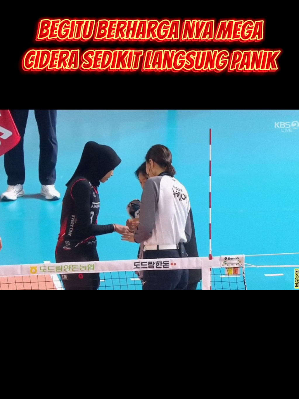 Saking berharga nya mega bagi team Red sparks cidera sedikit semua panik dan langsung di obati padahal kata mega gpp #megawatihangestri @megawatihangestrip 