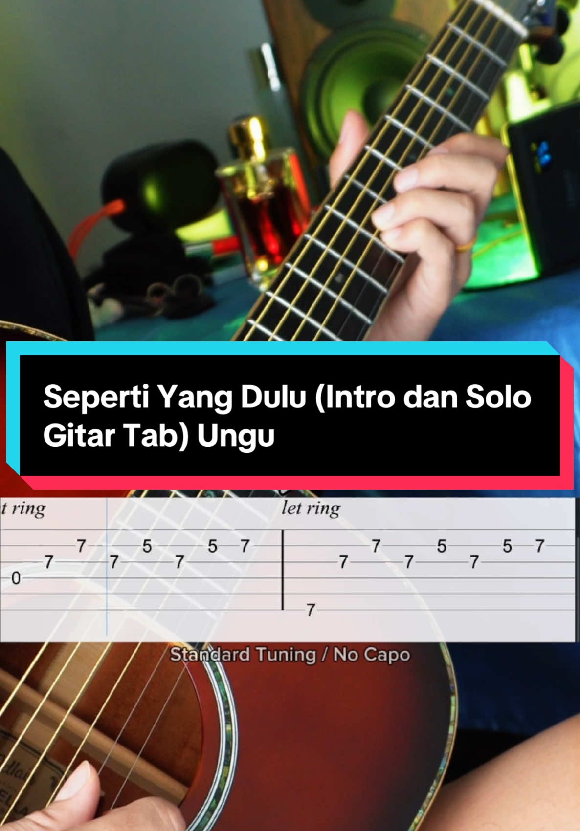 Seperti Yang Dulu (Intro dan Solo Gitar Tab) Ungu