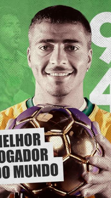 HÁ 30 ANOS, ROMÁRIO ERA HELEITO AO MELHOR JOGADOR DO MUNDO #romario #melhordomundo  #futebol 