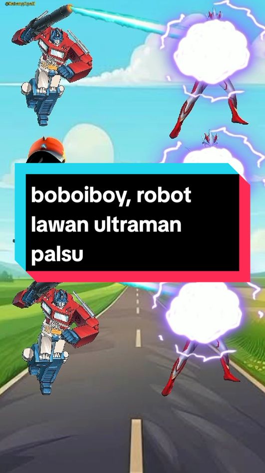 boboiboy, robot lawan ultraman palsu‼️animasi lucu #animasi #kartun #meme #lucu #foryou 